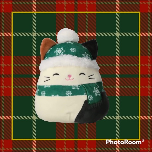 CAM SQUISHMALLOW With Scarf and Hat 7.5” NWT - Picture 2 of 5